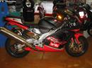 APRILIA rsv 1000 di brucia asfalto